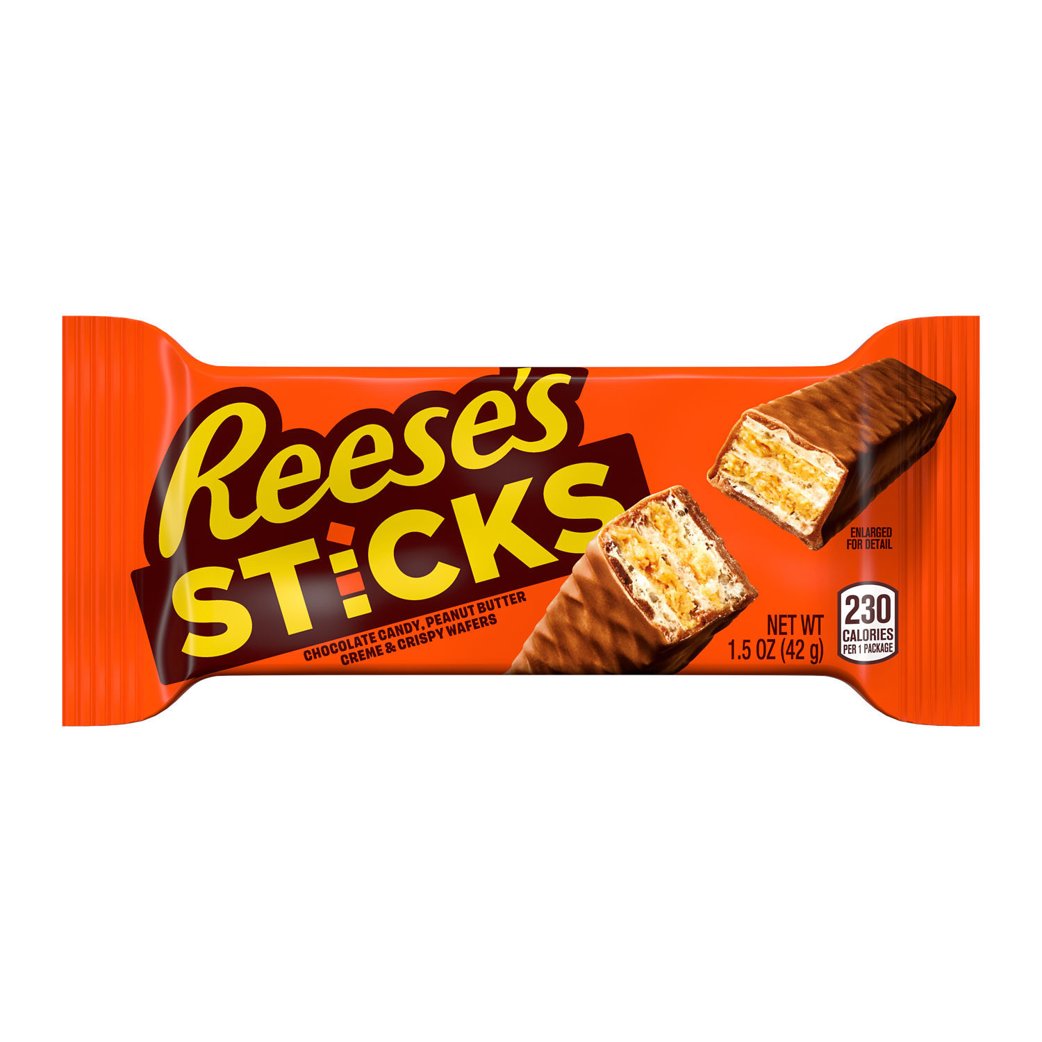 slide 6 of 8, Reese's Sticks Chocolate and Peanut Butter Creme Wafer Candy Bar, 1.5 oz, 1.5 oz
