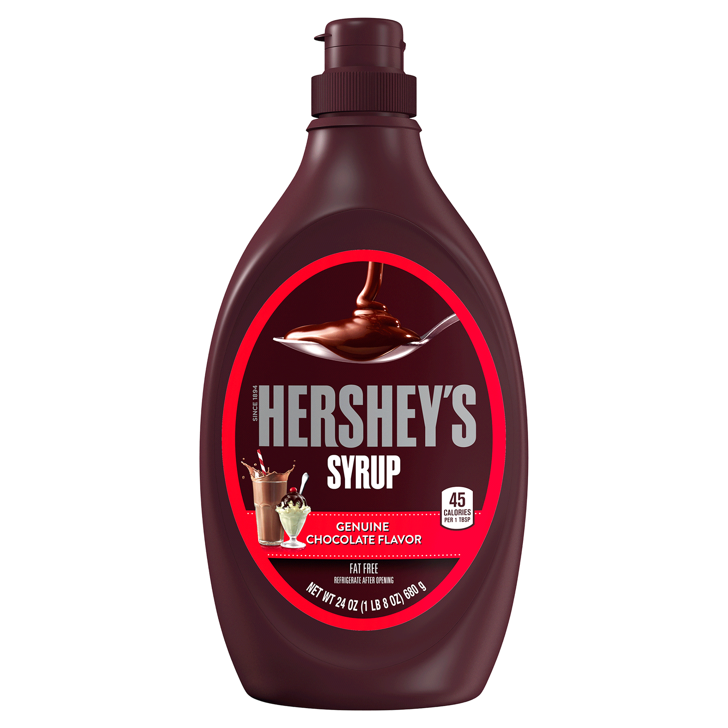 slide 1 of 2, Hershey's Syrup, Chocolate, 24 oz