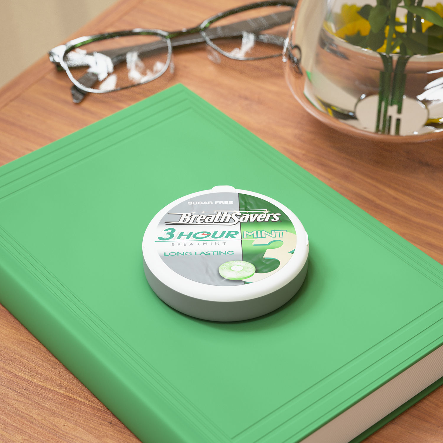 slide 6 of 6, Breath Savers Mints, Spearmint Flavor, Sugar Free, 1.27 oz