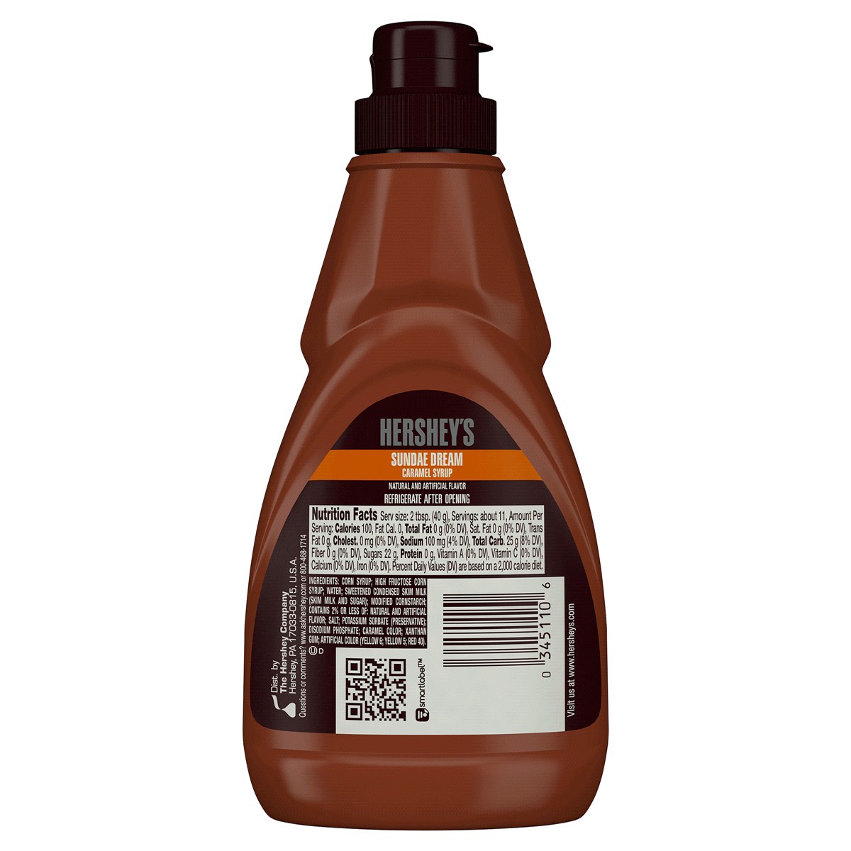 slide 2 of 2, Hershey's Syrup, Caramel, 15 oz