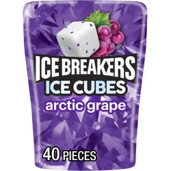 Ice Breakers Gum, Sugar Free, Arctic Grape, Ice Cubes