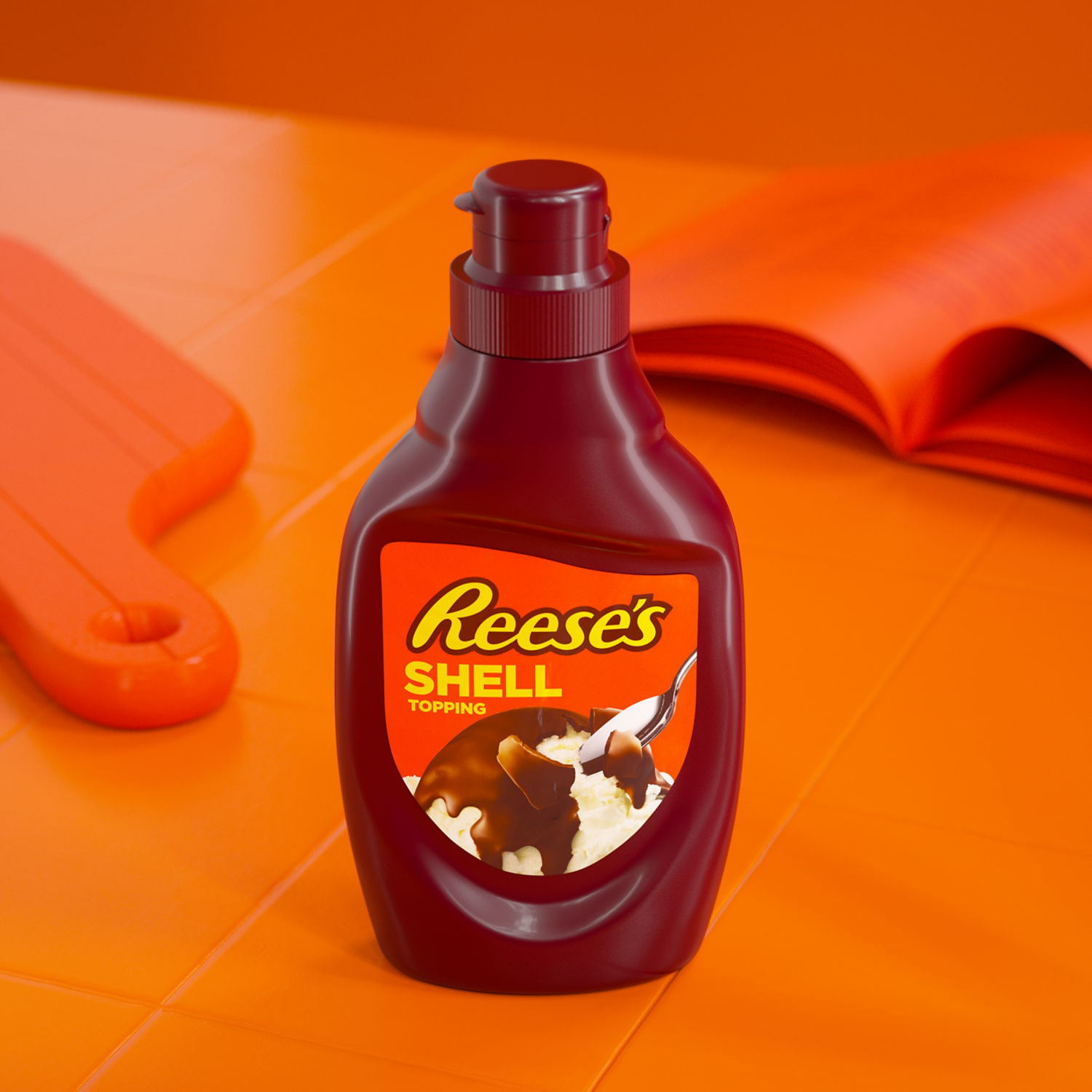 slide 8 of 8, Reese's Shell Topping, 7.25 oz