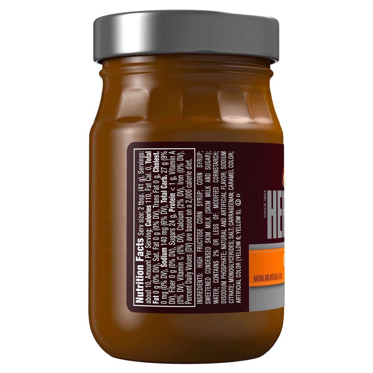 slide 2 of 2, Hershey's Topping, Caramel, 14 oz