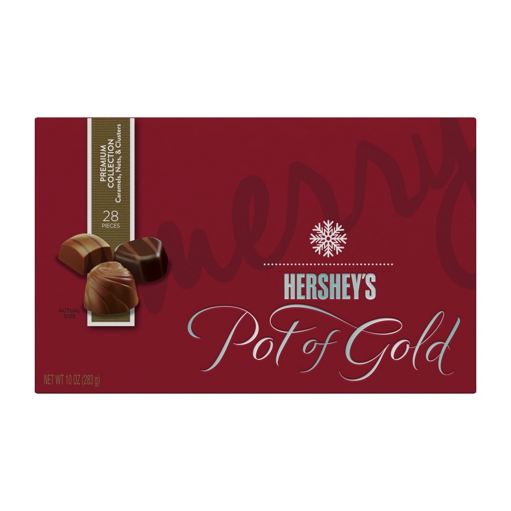 slide 3 of 4, Hershey's Premium Collection Pot Of Gold Holiday Candy, 10 oz