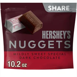 Hershey's Special Dark Nuggets Mildly Sweet Chocolate Candy Share Pack - 10.2 oz, 8 ct