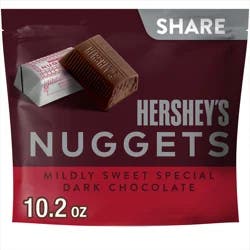 Hershey's Special Dark Nuggets Mildly Sweet Chocolate Candy Share Pack - 10.2 oz, 8 ct