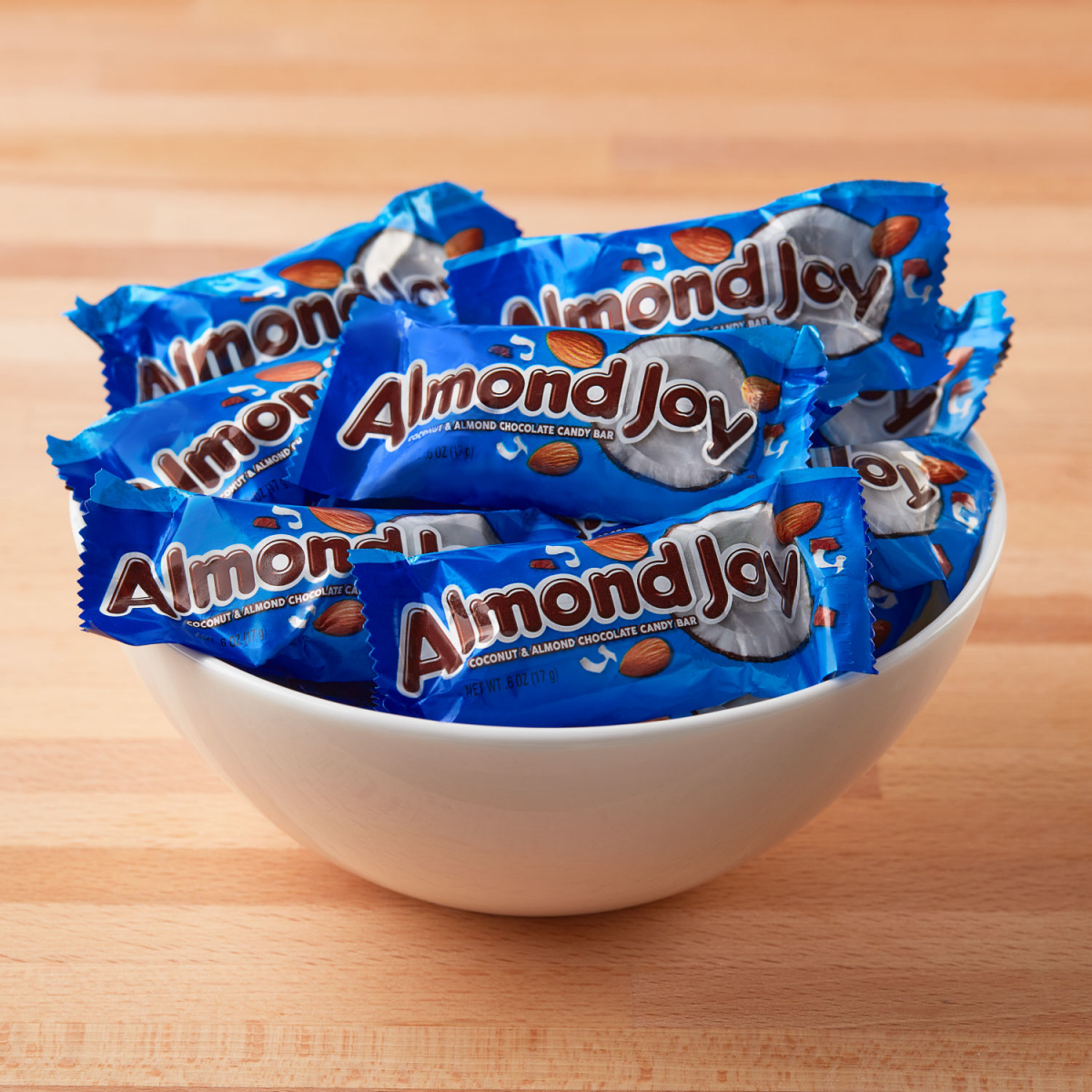 slide 4 of 7, ALMOND JOY Coconut and Almond Chocolate Snack Size, Candy Bag, 11.3 oz, 11.3 oz