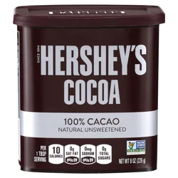 Hershey's Cocoa, Unsweetened, 100% Cacao, Natural, Chocolate