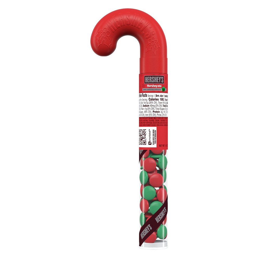 slide 3 of 3, Hershey's Holiday Candy Filled Cane, 1.4 oz