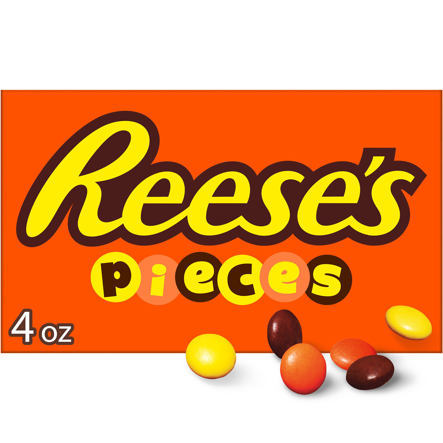 slide 1 of 8, Reese's Peanut Butter Candy, Crunchy Shell, 4 oz