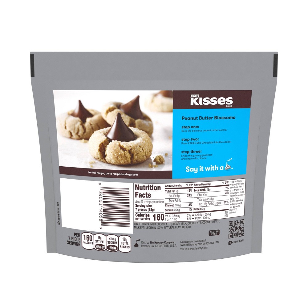slide 5 of 5, Hershey's KISSES Milk Chocolate Candy Family Pack, 17.9 oz, 17.9 oz
