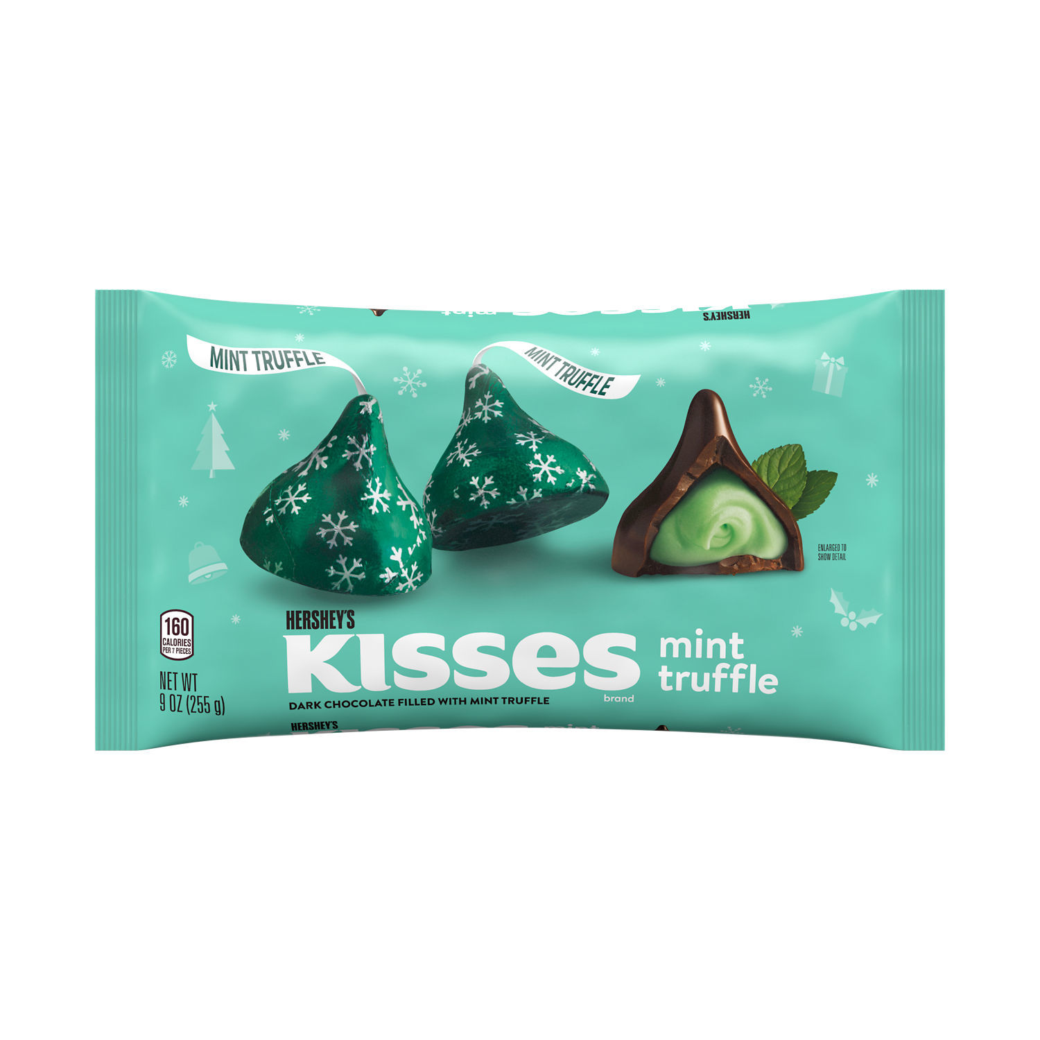 slide 6 of 8, Hershey's Candy, Dark Chocolate with Mint Truffle, 9 oz