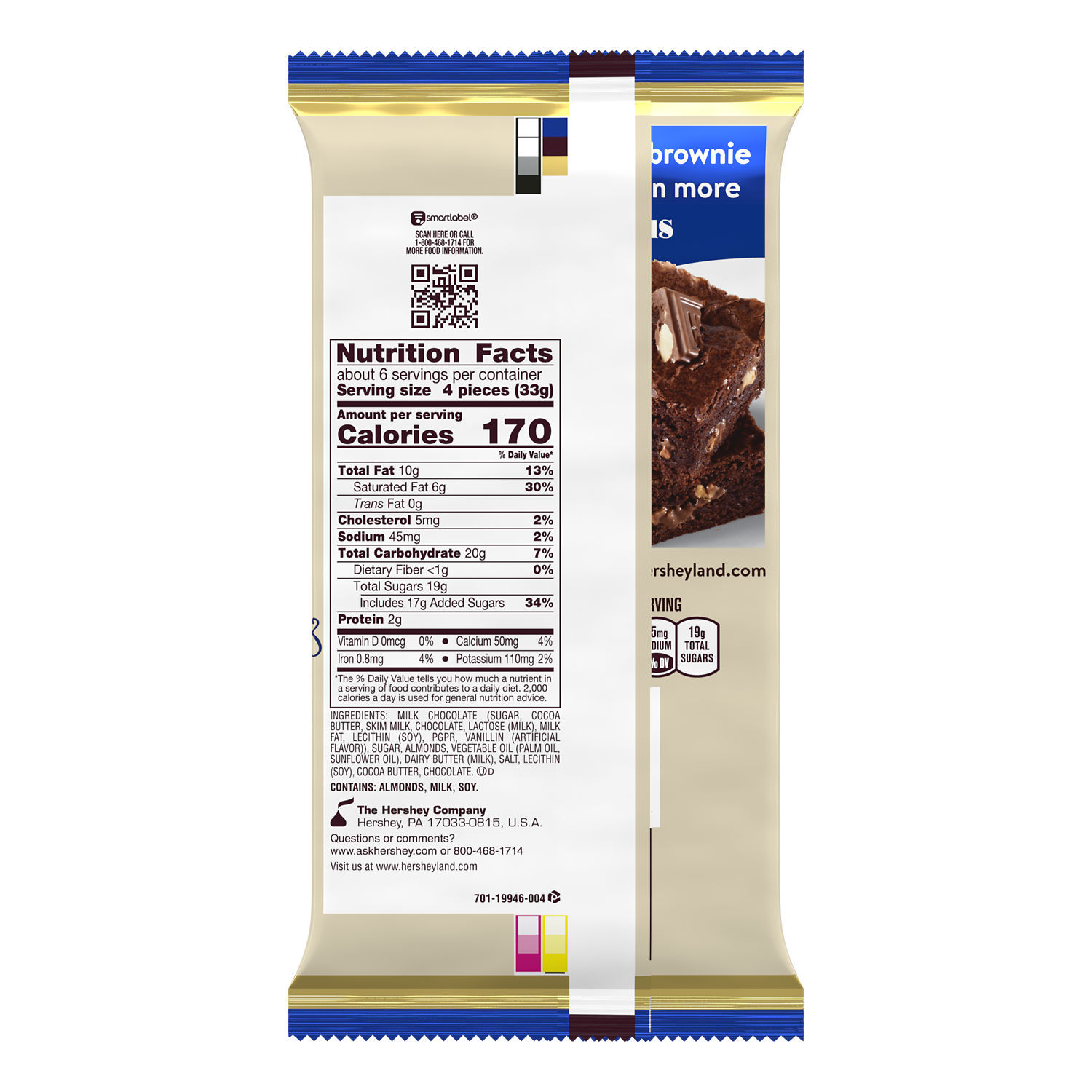 slide 2 of 8, Hershey's Symphony Almond Toffee Giant Milk Chocolate Bar - 7.37 oz, 7.37 oz