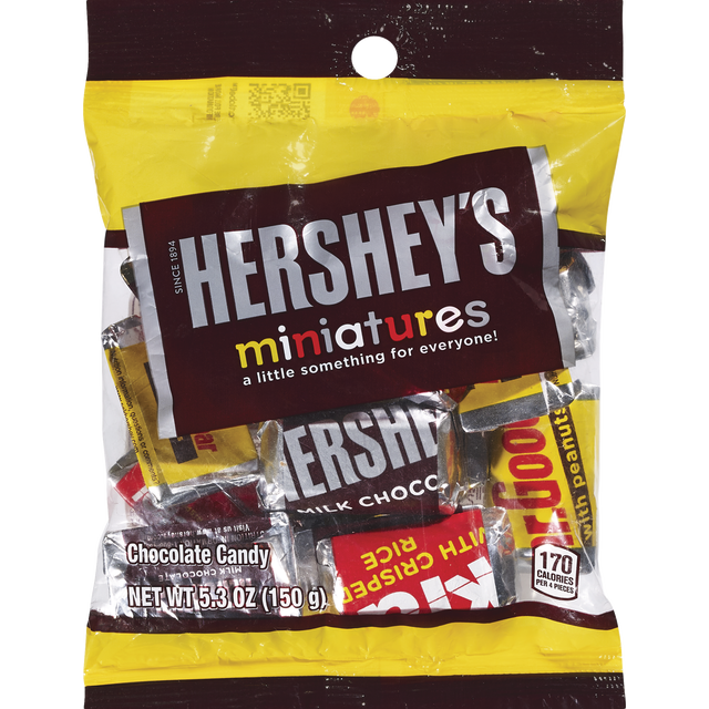 slide 1 of 1, Hershey's Chocolate Miniatures (Bag), 4.8 oz