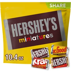 Hershey's Chocolate Assortment, Milk Chocolate, Dark Chocolate, Peanuts, Crisped Rice, Candy Assortment