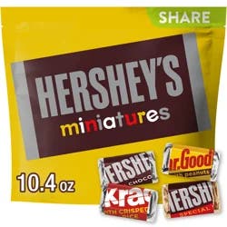 Hershey's Chocolate Assortment, Milk Chocolate, Dark Chocolate, Peanuts, Crisped Rice, Candy Assortment