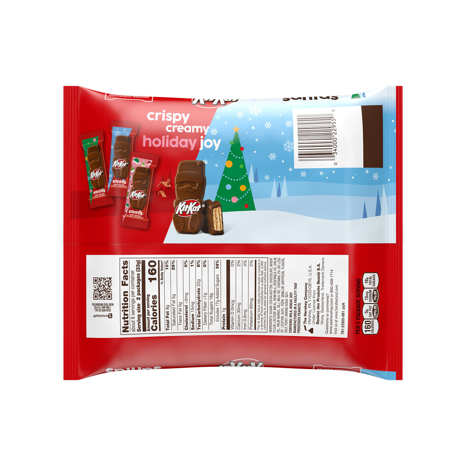 slide 5 of 7, Kit Kat, Santa Chocolate, 8.85 Oz, 8.85 oz