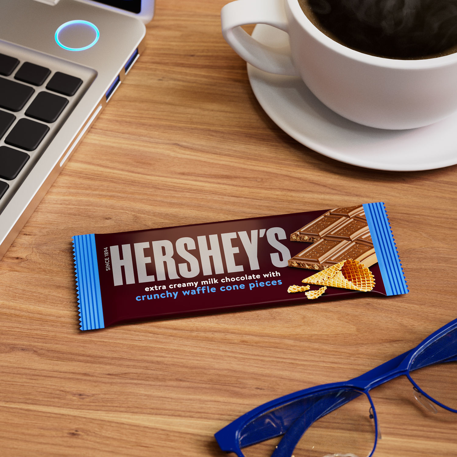 slide 2 of 4, Hershey Waffle Cone Bar, 1.4 oz