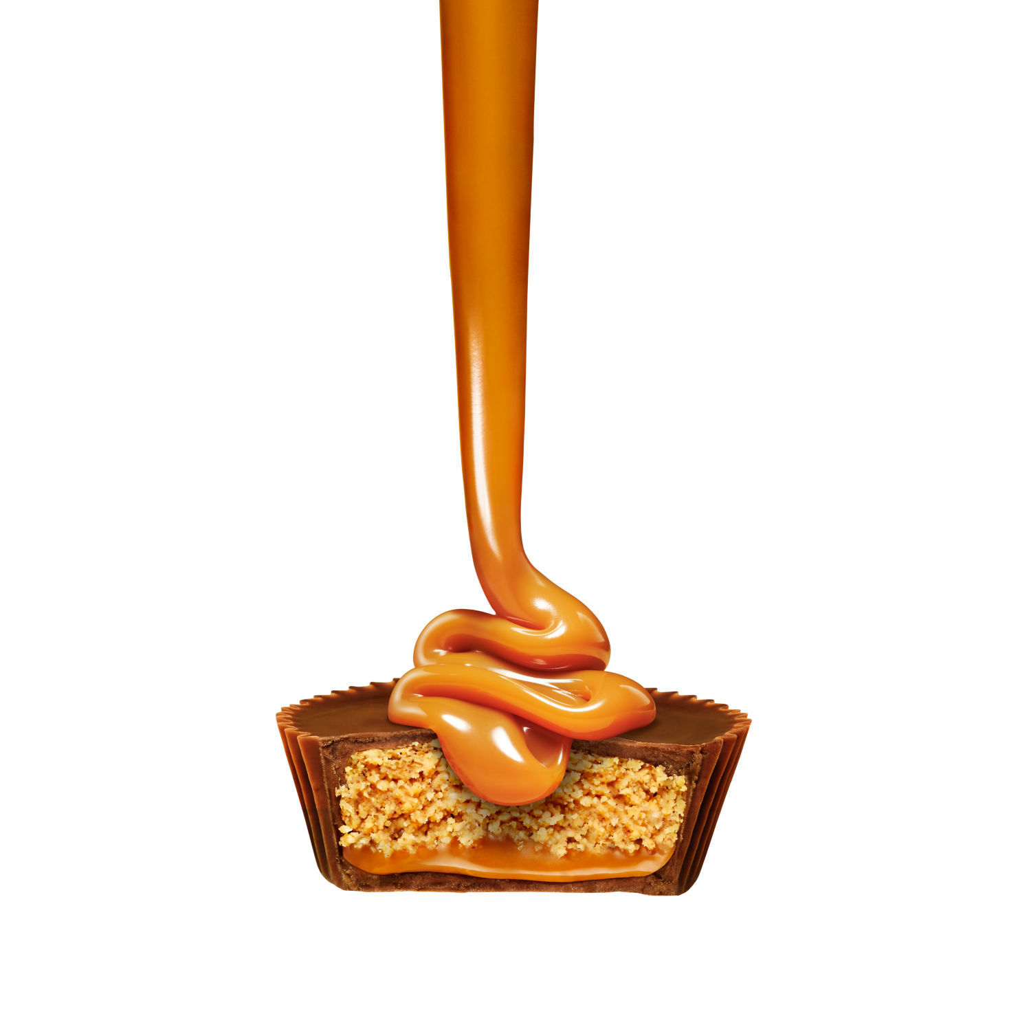 slide 2 of 4, REESE'S Big Cup Caramel Milk Chocolate Peanut Butter Cups, Candy Pack, 2.8 oz (2 Pieces), 2.8 oz