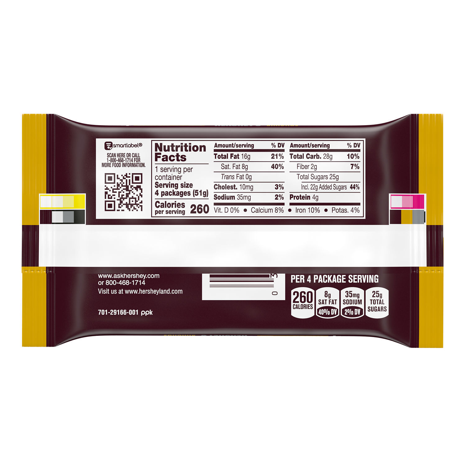 slide 3 of 4, HERSHEY'S Milk Chocolate with Almonds Snack Size, Candy Bars, .45 oz (4 Count), 4 ct