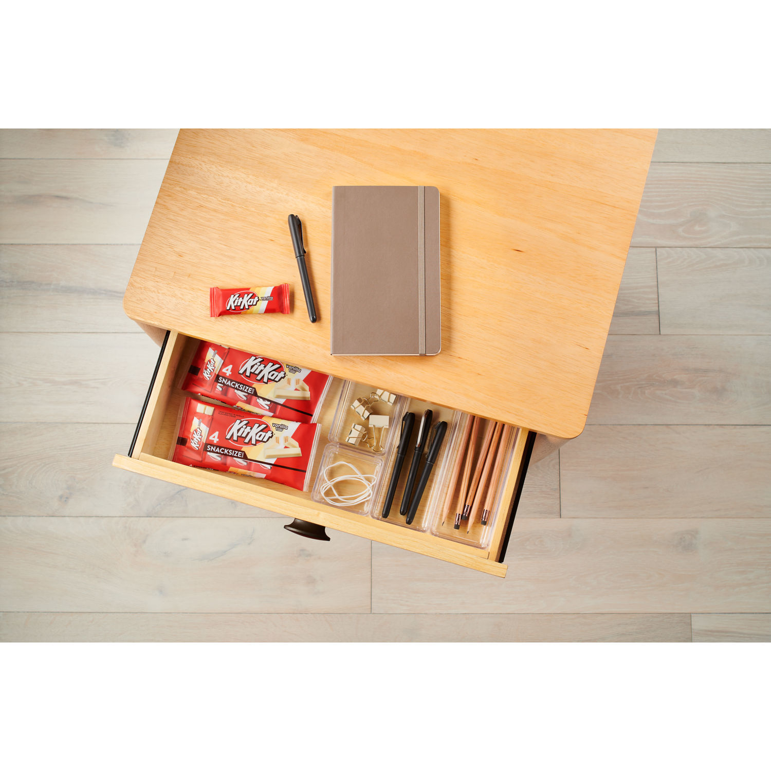 slide 4 of 4, KIT KAT Vanilla Flavored Wafer Snack Size, Candy Bars, .49 oz (4 Count), 0.49 oz, 4 ct