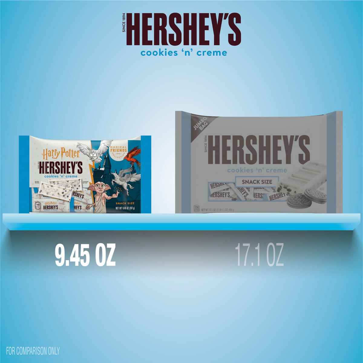 slide 5 of 6, HERSHEY'S Cookies 'n' Creme Harry Potter Magical Friends\, Halloween Candy Bag\, 9.45 oz, 9.45 oz