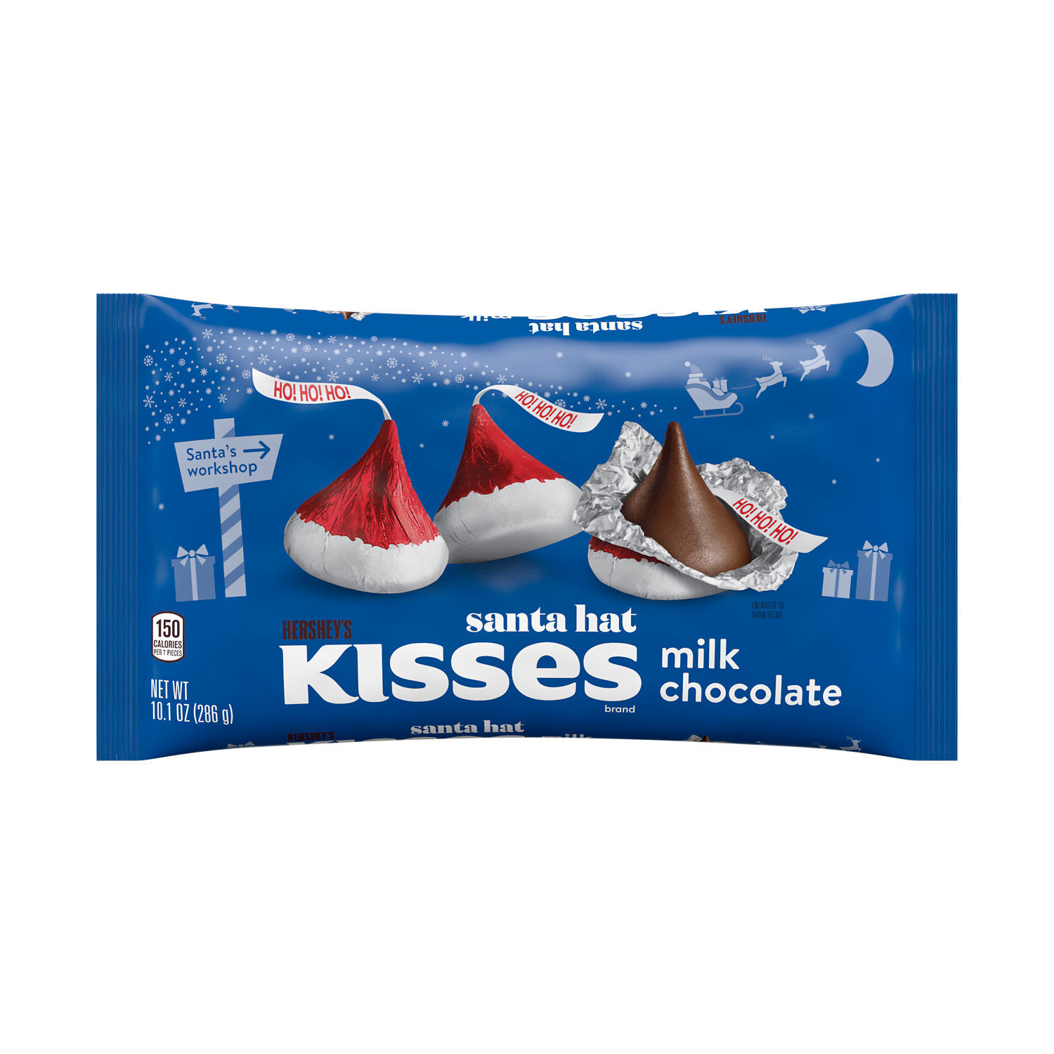 slide 1 of 8, Hershey's Milk Chocolate, Santa Hat, 10.1 oz