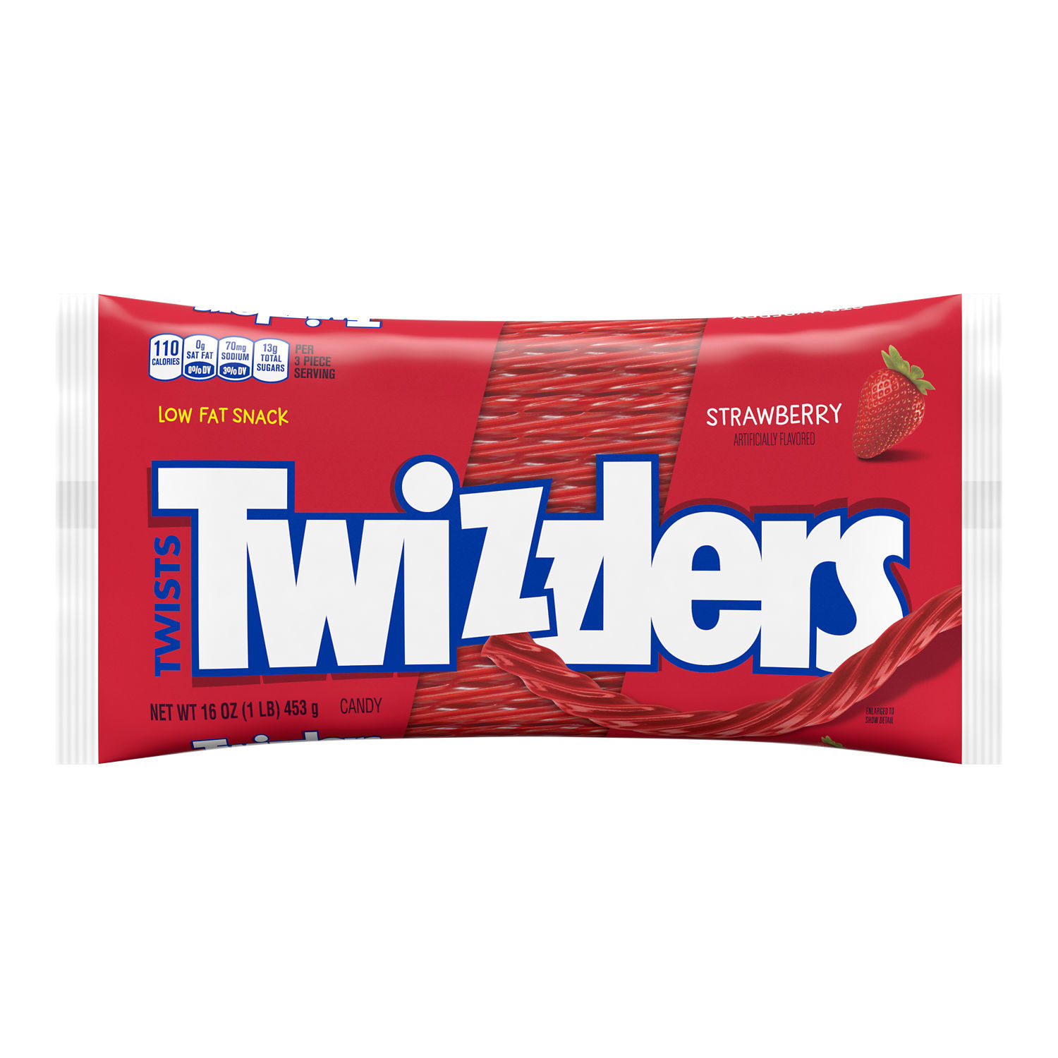 slide 6 of 8, TWIZZLERS Twists Strawberry Flavored Chewy Candy, Easter, 16 oz, Bag, 16 oz
