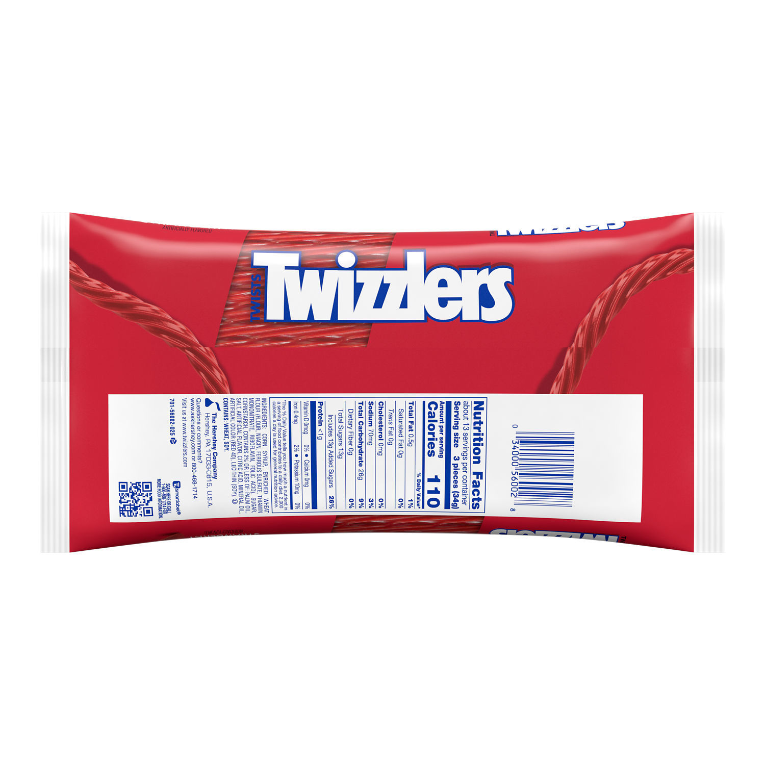 slide 7 of 8, TWIZZLERS Twists Strawberry Flavored Chewy Candy, Easter, 16 oz, Bag, 16 oz