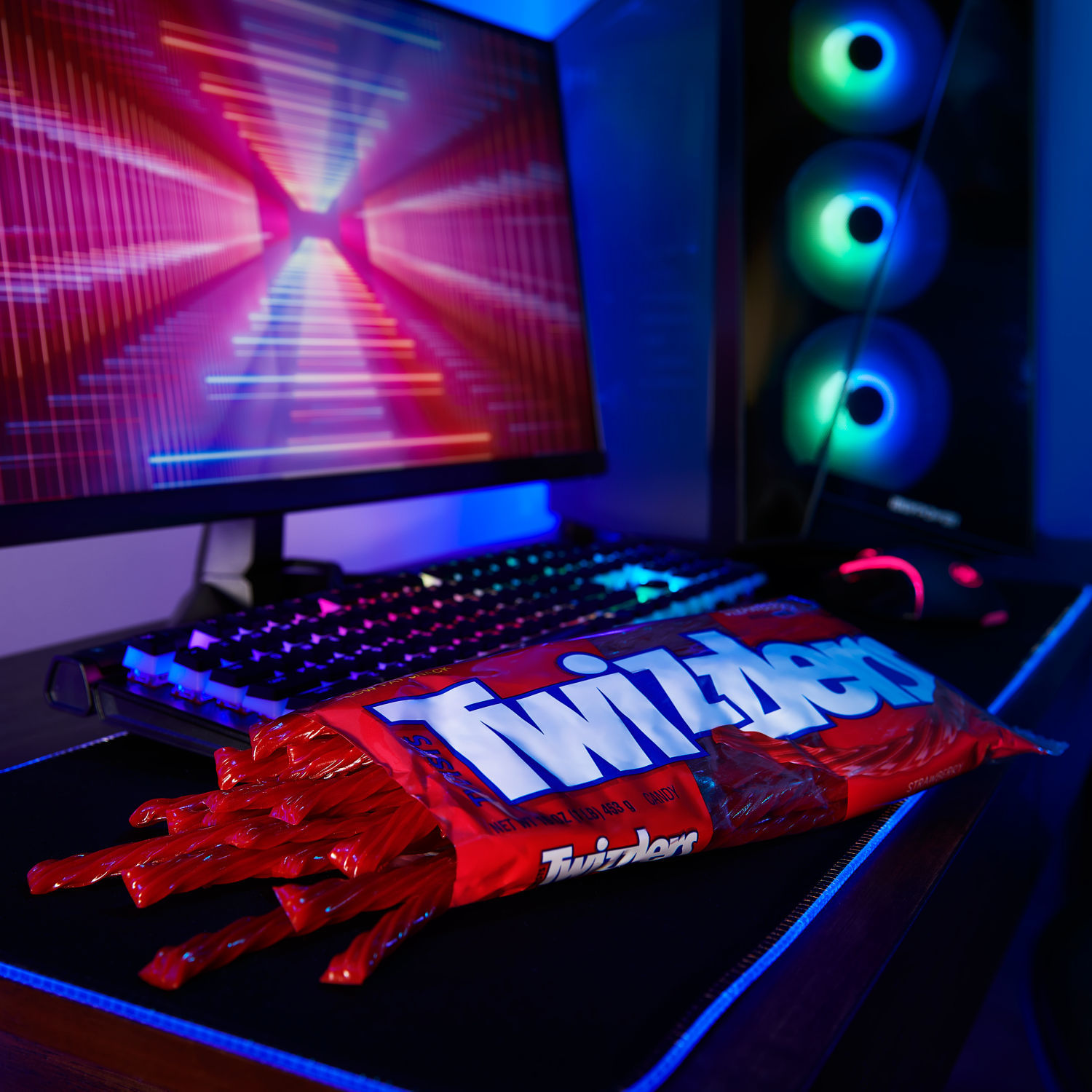 slide 8 of 8, TWIZZLERS Twists Strawberry Flavored Chewy Candy, Easter, 16 oz, Bag, 16 oz