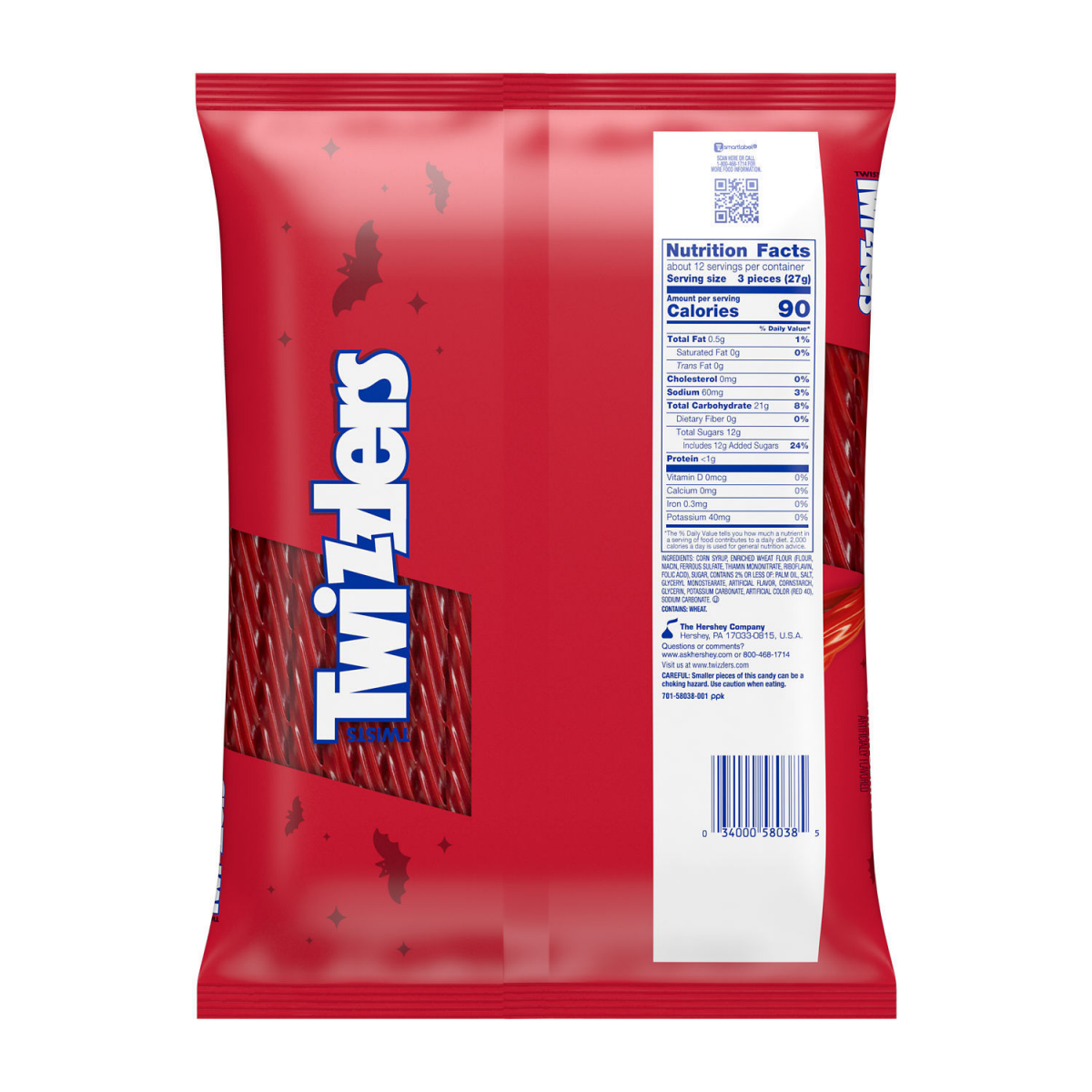 slide 2 of 6, Twizzlers, Twists Strawberry, Snack Size, 11.2 Oz, 11.2 oz