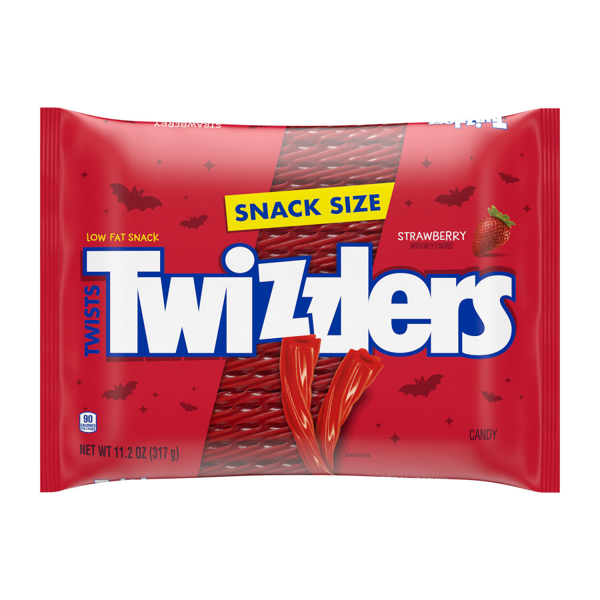 slide 1 of 6, Twizzlers, Twists Strawberry, Snack Size, 11.2 Oz, 11.2 oz