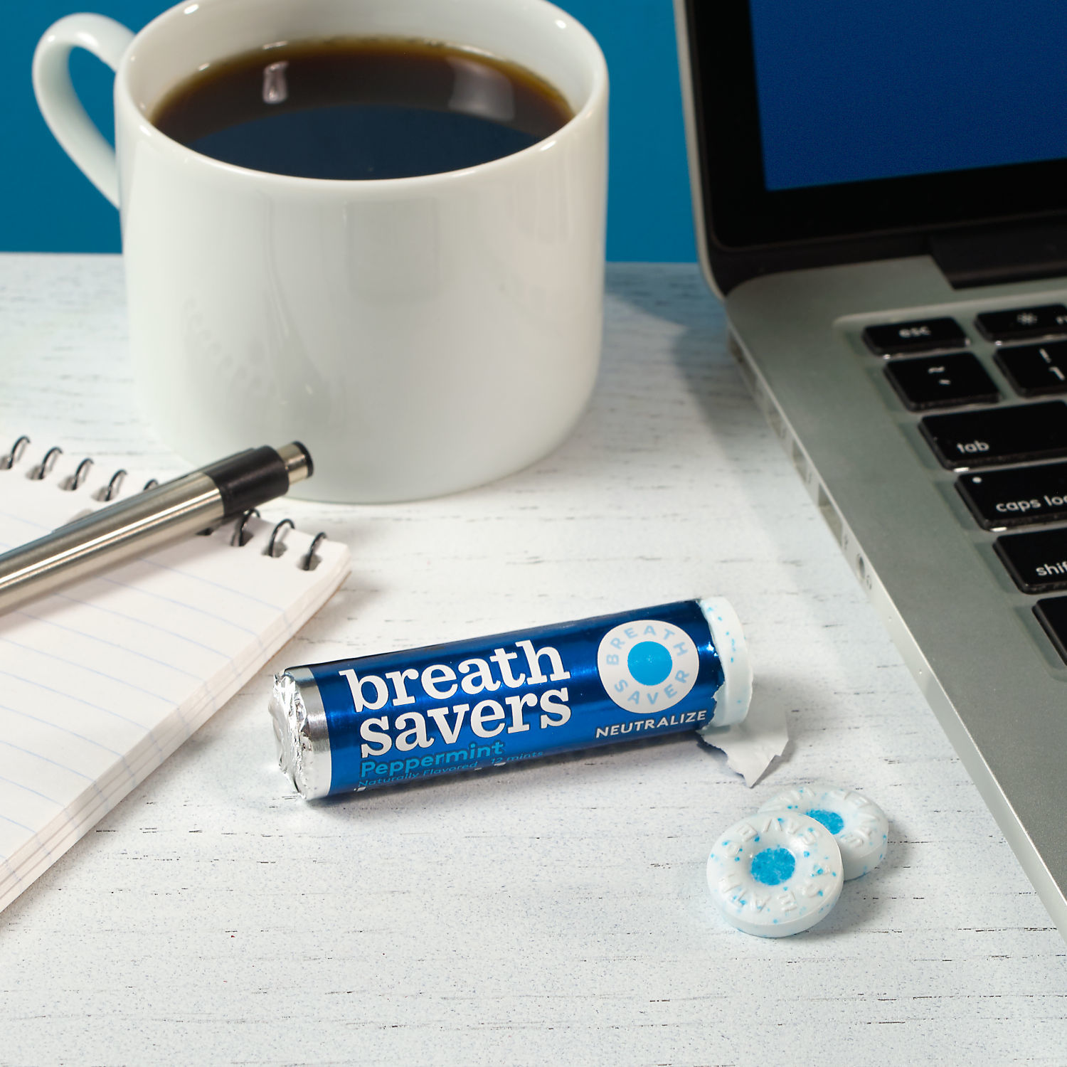 slide 6 of 6, BREATH SAVERS Peppermint Flavored Sugar Free Breath Mints Rolls, 0.75 oz (5 Count), 5 ct
