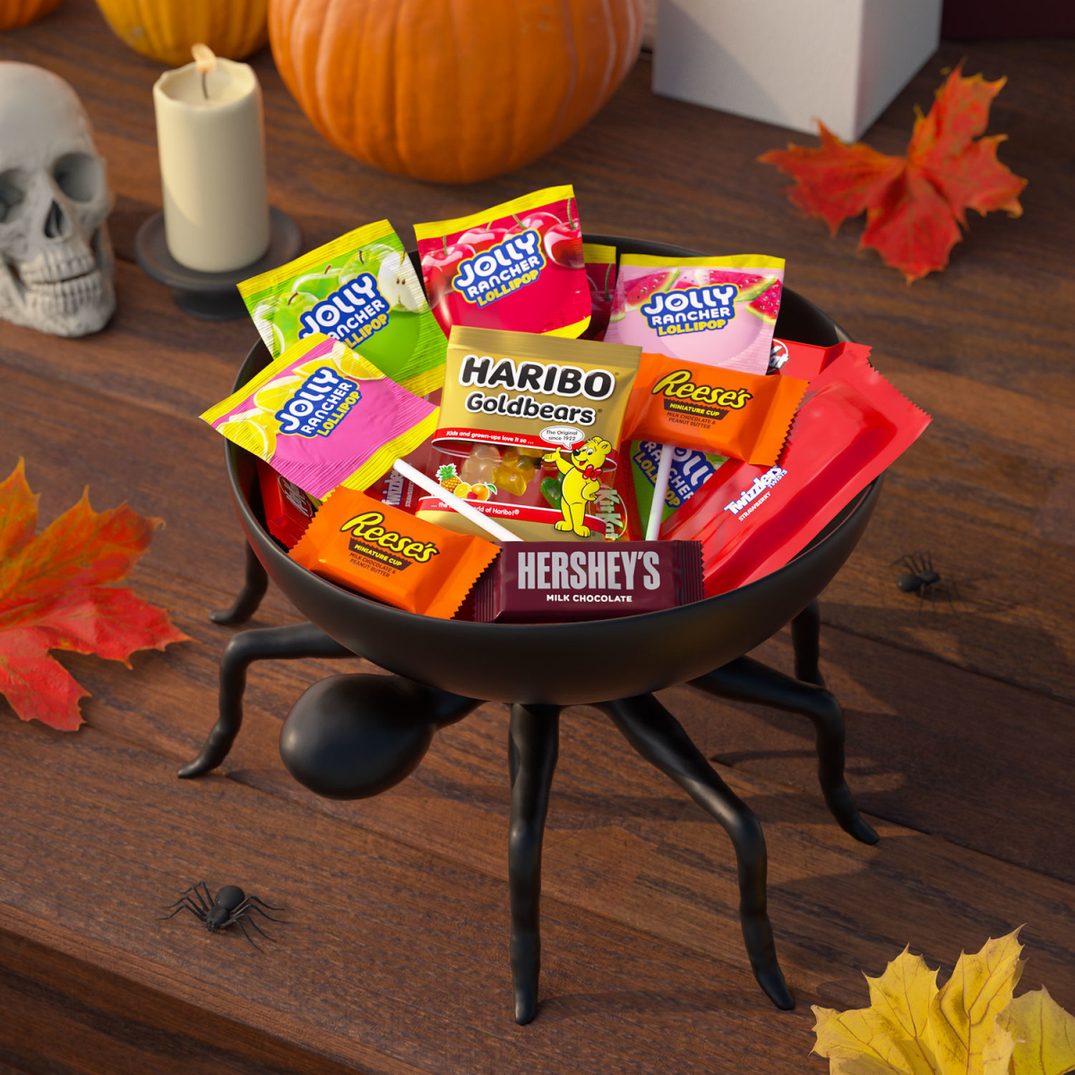 slide 3 of 8, Hershey Miniatures Assorted Flavored, Halloween Candy Bulk Bag - 85.89 oz, 85.89 oz