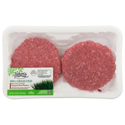 Nature's Promise 90% Lean 10% Fat Grass-fed Ground Beef Patties 4 ct Fresh