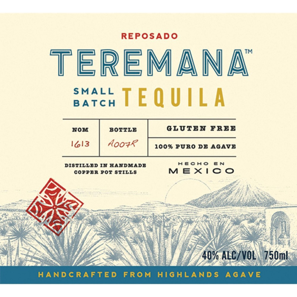 slide 6 of 7, Teremana Tequila Reposado 750ml, 750 ml
