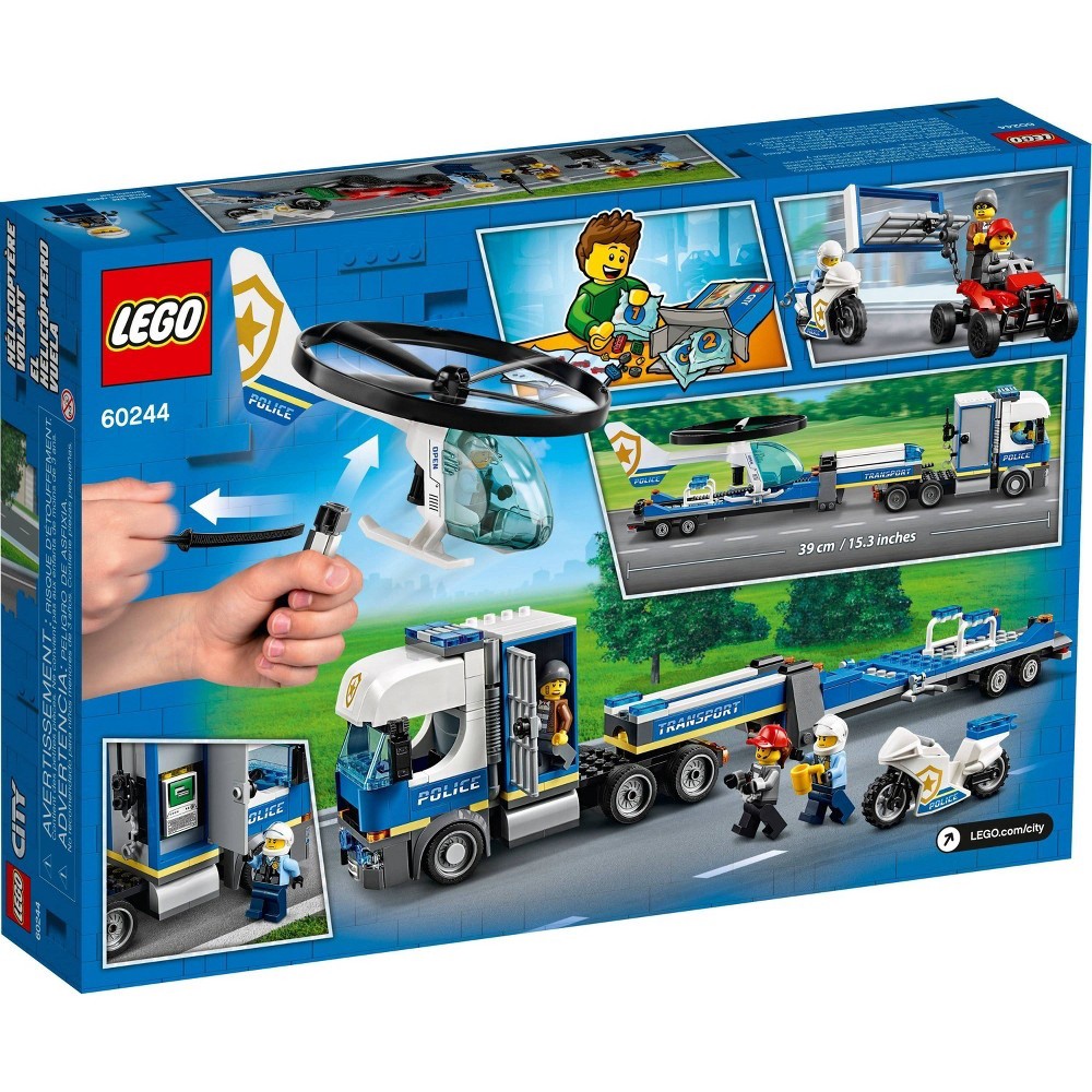 slide 5 of 7, LEGO City Police Helicopter Chase Building Set for Kids 60244, 1 ct