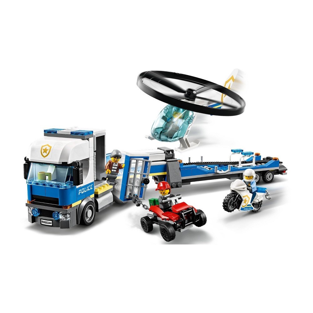 slide 6 of 7, LEGO City Police Helicopter Chase Building Set for Kids 60244, 1 ct