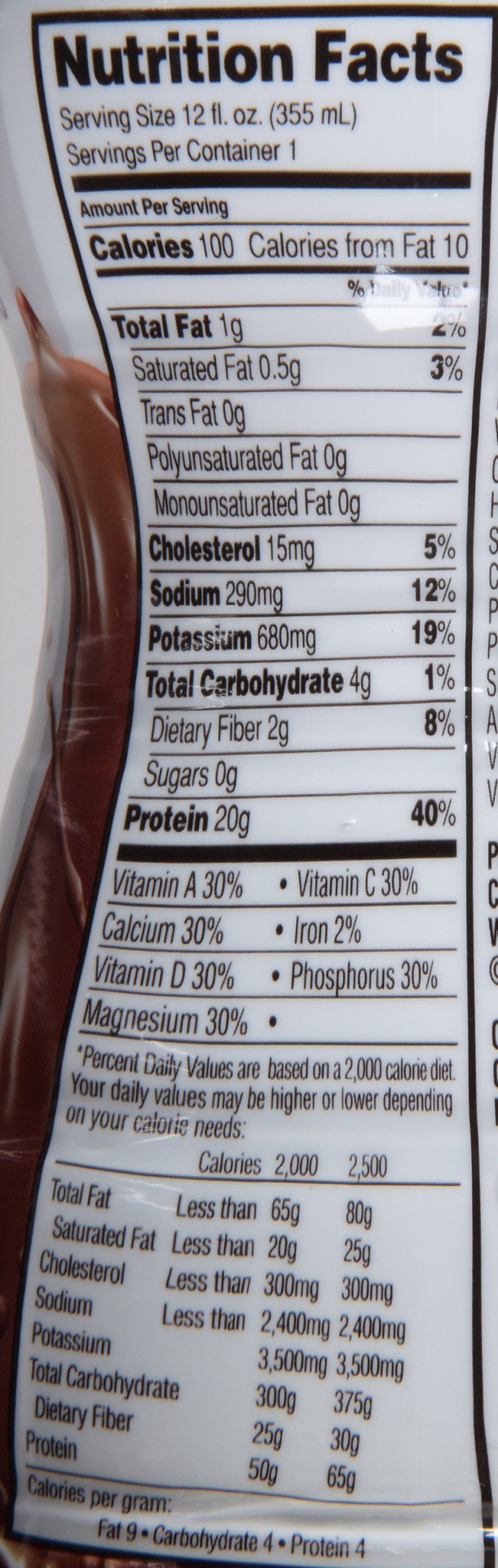 slide 6 of 7, Muscle Milk Protein Shake, Low-Fat, Chocolate, 12 oz