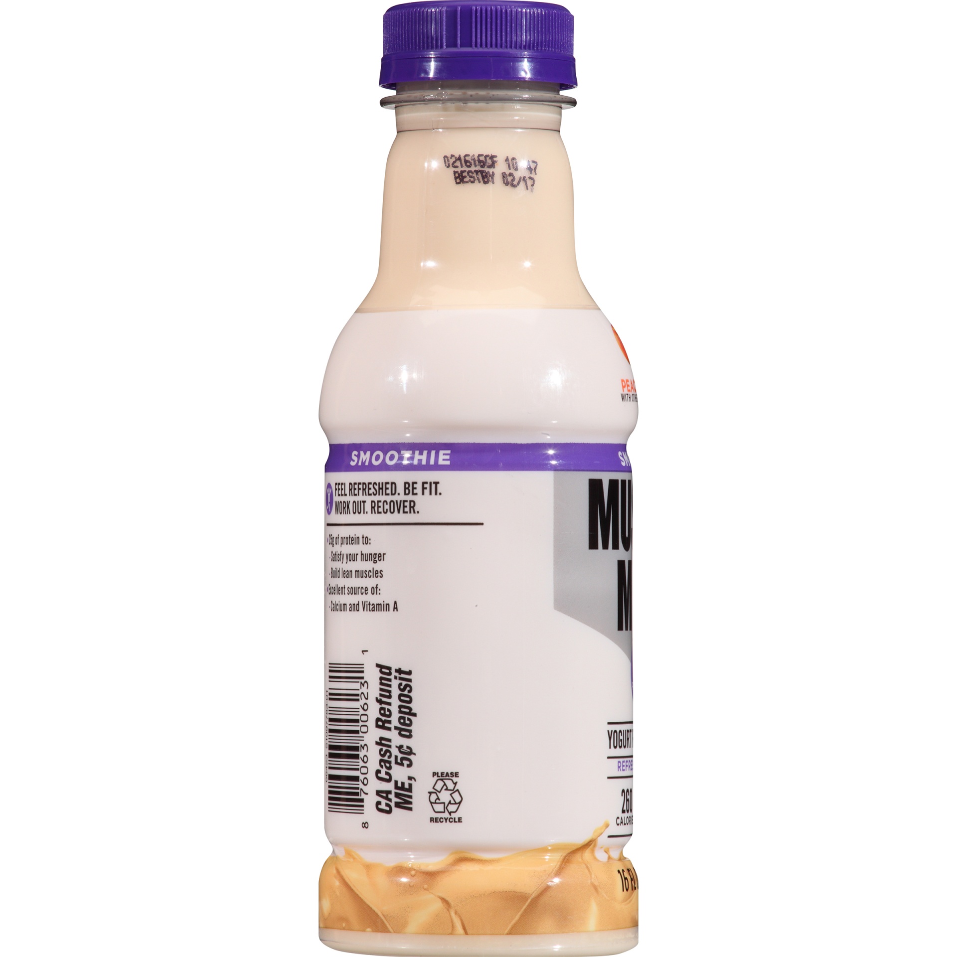 slide 6 of 6, Muscle Milk Peach Protein Smoothie, 16 fl oz