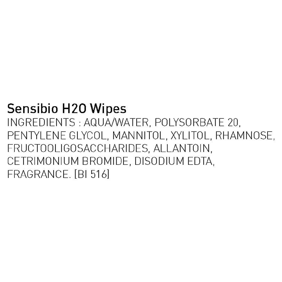 slide 2 of 2, BIODERMA Sensibio H2O Cleansing and Makeup Remover Wipes for Sensitive Skin, 25 ct
