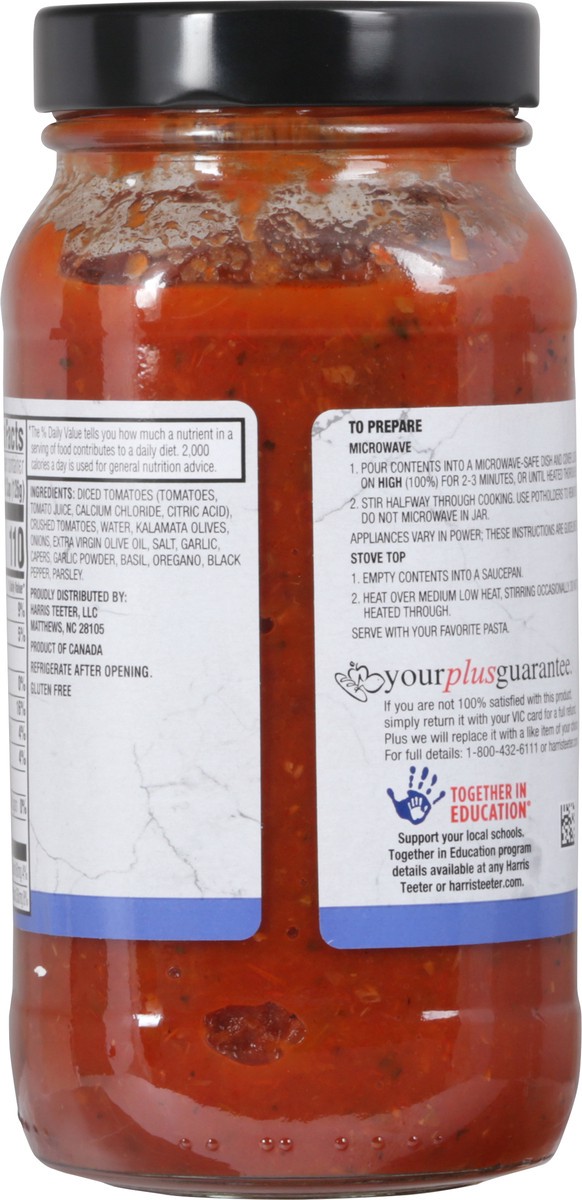 slide 13 of 14, Harris Teeter Puttanesca Pasta Sauce, 1 ct