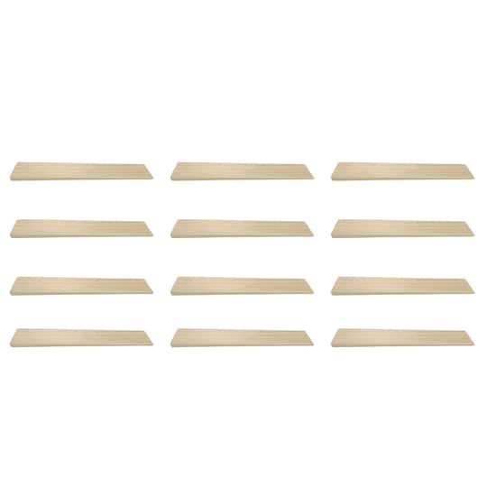 slide 1 of 3, 8" Angled Pinewood Shims, 12ct. By Make Market, 12 ct