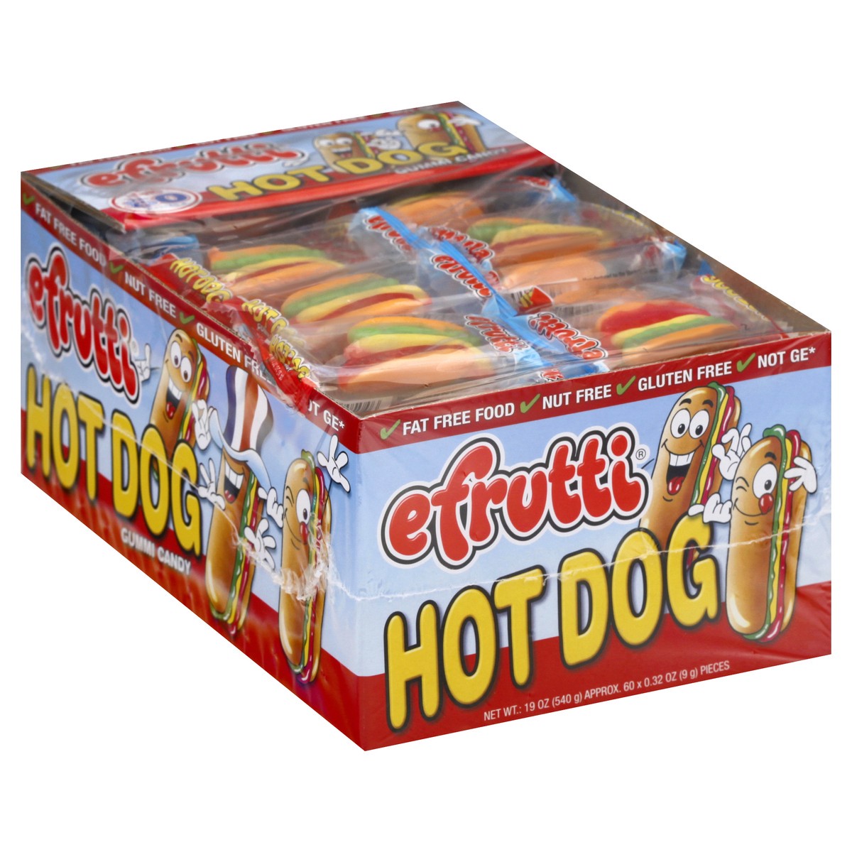 slide 7 of 10, eFrutti Hot Dog Gummy Candy 60 oz, 60 oz