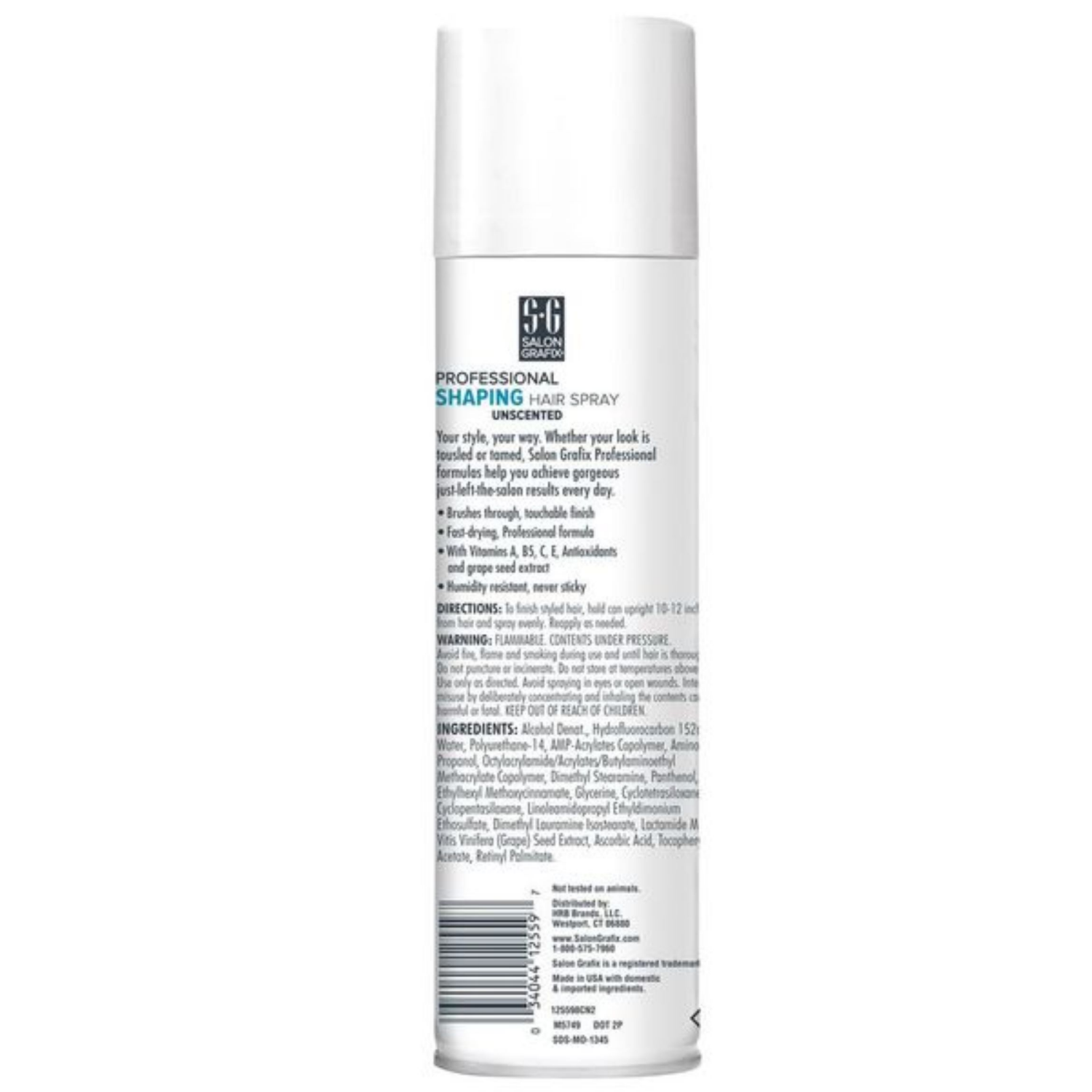slide 2 of 2, Salon Grafix Shaping Super Hold Unscented Hair Spray, 10 Oz, 10 oz