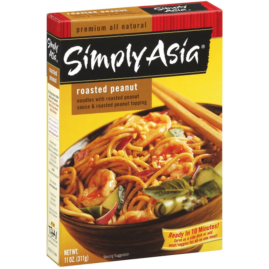 slide 2 of 3, Simply Asia Noodles, Roasted Peanut, Mild, 11 oz