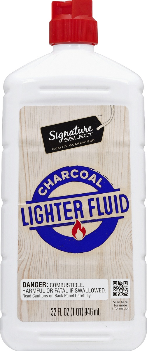 slide 2 of 2, Signature Select Lighter Fluid 32 oz, 