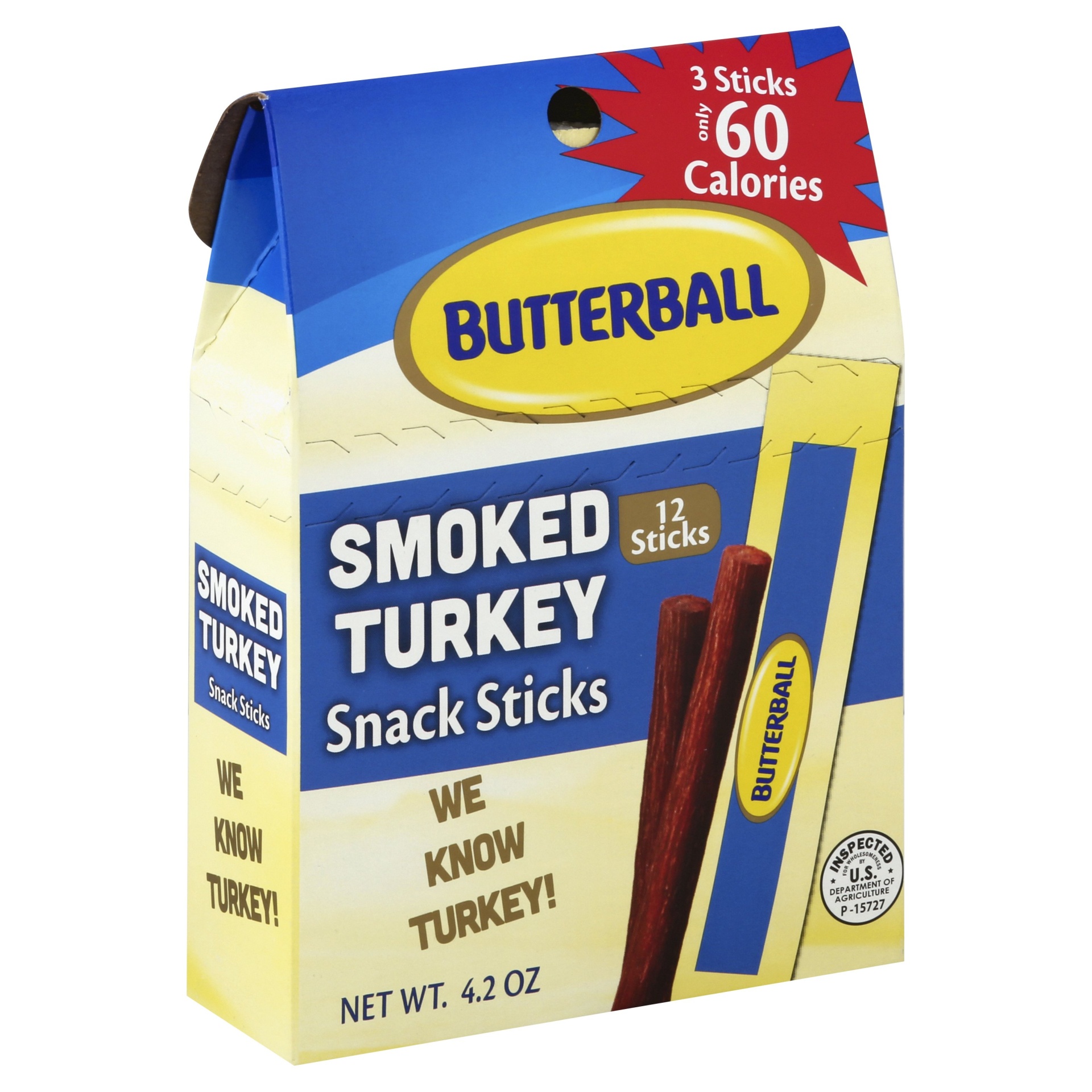 slide 1 of 4, Butterball Turkey Jerky Stick, 4.2 oz