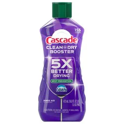 Cascade Platinum Dishwashing Rinse Aid 16 Oz