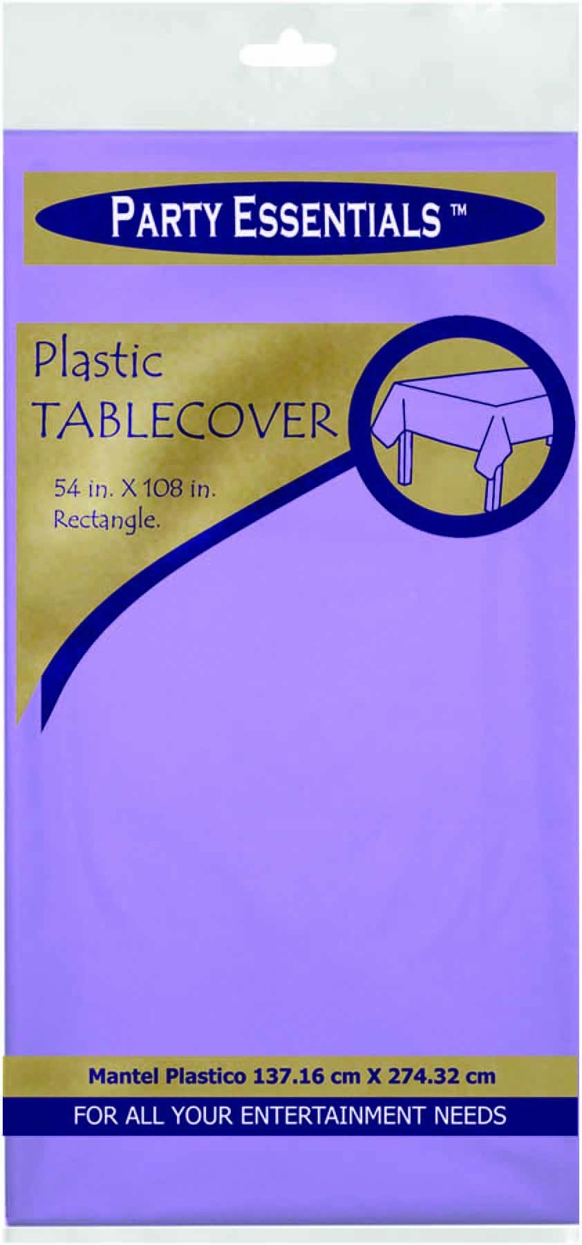 slide 1 of 1, Party Essentials Tablecover, Plastic, Rectangle, 1 ct